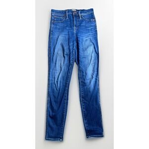 Madewell‎ Jeans Womens Size 25 Skinny 10 Inch High-Rise Button Fly Blue